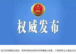 善心汇12名嫌犯被上海松江区检察院提起公诉